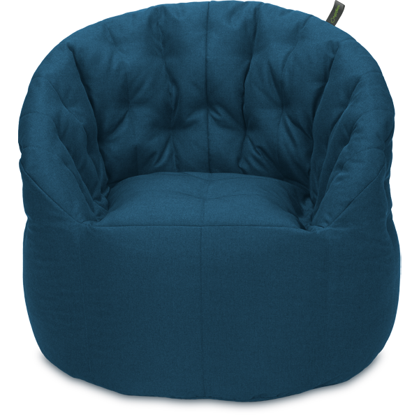 Кресло мешок «Австралия», 95x95x105, Черничный Анфас