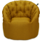 Кресло мешок «Австралия», 95x95x105, Горчичный Анфас галлерея
