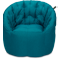 Кресло мешок «Австралия», 95x95x105, Морская волна Анфас галлерея