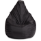 Кресло-мешок «Груша», XL, черный Анфас галлерея