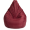 Кресло-мешок «Груша», L, бордовый Анфас галлерея