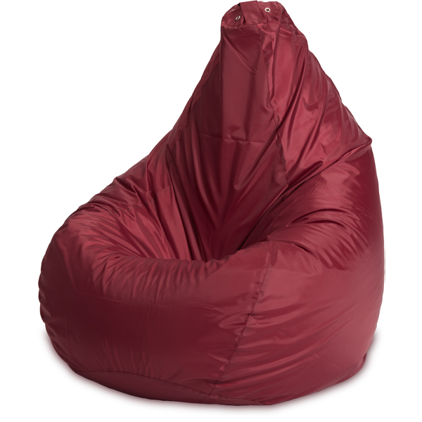 Кресло-мешок «Груша», L, бордовый Изометрия