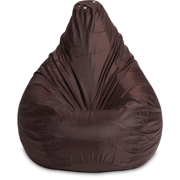 Кресло-мешок «Груша», L, коричневый Анфас