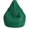 Кресло-мешок «Груша», L, зеленый Анфас галлерея