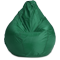 Кресло-мешок «Груша», XXL, зеленый Анфас галлерея