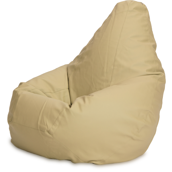 Кресло-мешок «Груша», XL, Кожа Оливковый Профиль
