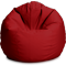 Кресло-мешок «Груша», L, Кожа Красный Анфас галлерея