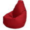 Кресло-мешок «Груша», XXL, Кожа Красный Изометрия галлерея