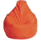 Кресло-мешок «Груша», XXL, оранжевый Анфас галлерея