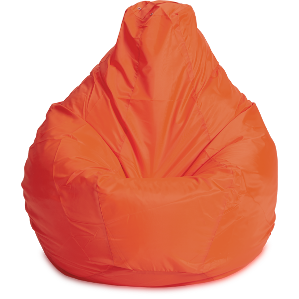 Кресло-мешок «Груша», XXL, оранжевый Анфас