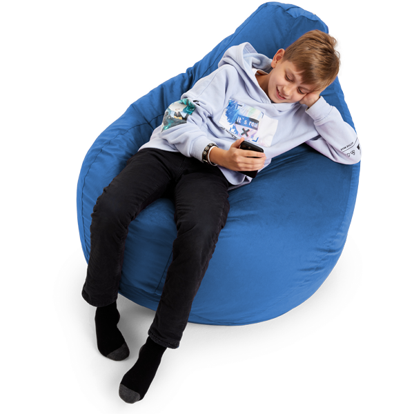 Кресло-мешок «Груша», XL, Голубой