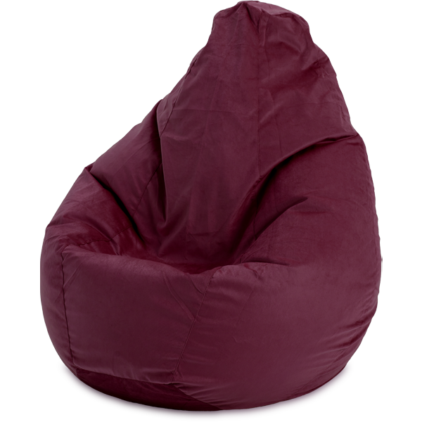 Кресло-мешок «Груша», XL, Бордовый Изометрия