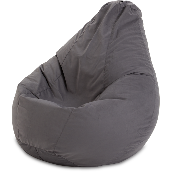 Кресло-мешок «Груша», XL, Серый Изометрия