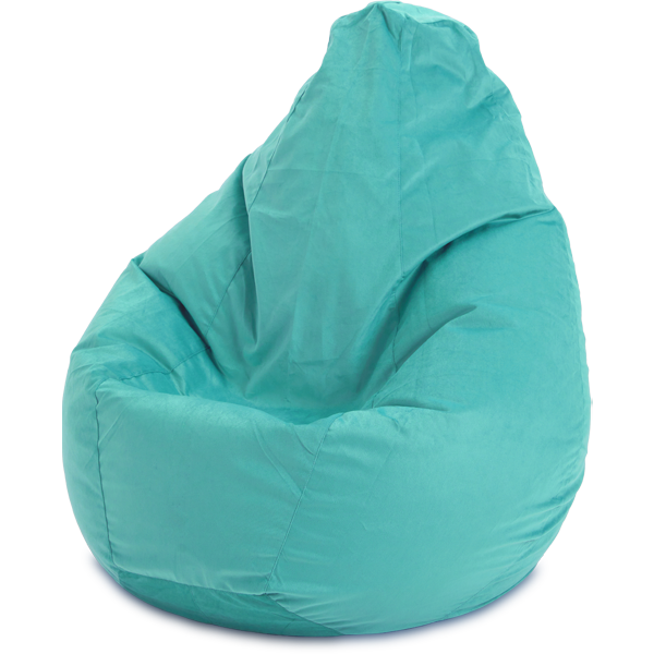 Кресло-мешок «Груша», XL, Бирюзовый Изометрия