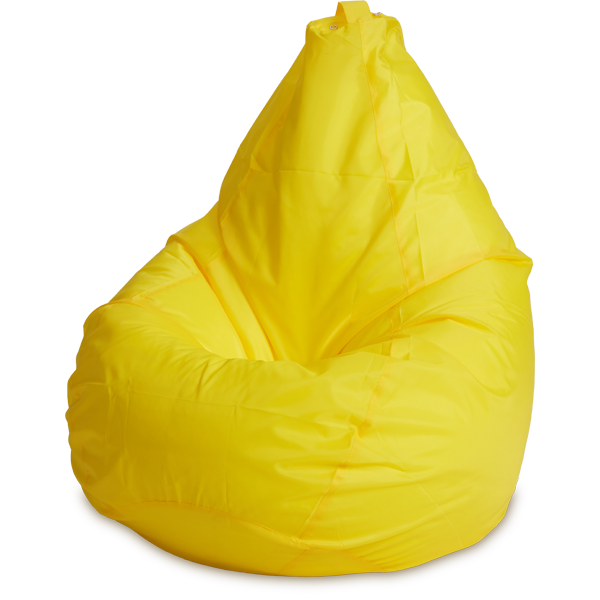 Кресло-мешок «Груша», XL, желтый Изометрия