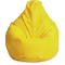 Кресло-мешок «Груша», XXL, желтый Анфас галлерея