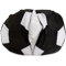 Кресло-мешок «Мяч», L, Черный и белый Молния галлерея