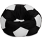 Кресло-мешок «Мяч», XL, Черный и белый Анфас галлерея