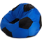 Кресло-мешок «Мяч», L, Синий и черный Изометрия галлерея