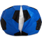 Кресло-мешок «Мяч», L, Синий и черный Молния галлерея