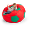 Кресло-мешок «Мяч», XXL, Красный и зеленый галлерея