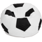 Кресло-мешок «Мяч», L, Белый и черный Анфас галлерея