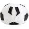 Кресло-мешок «Мяч», L, Белый и черный Молния галлерея