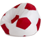 Кресло-мешок «Мяч», XXL, Белый и красный Изометрия галлерея