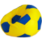 Кресло-мешок «Мяч», L, Жёлтый и синий Изометрия галлерея