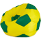 Кресло-мешок «Мяч», L, Желтый и зеленый Изометрия галлерея