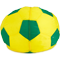 Кресло-мешок «Мяч», XXL, Желтый и зеленый Сзади галлерея