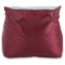 Кресло-мешок «Кушетка», 70x130x70, Бордовый и серый Сзади галлерея