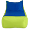 Кресло-мешок «Кушетка», 70x130x70, Лайм и синий Анфас галлерея
