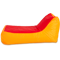 Кресло-мешок «Кушетка», 70x130x70, Оранжевый и красный Профиль галлерея