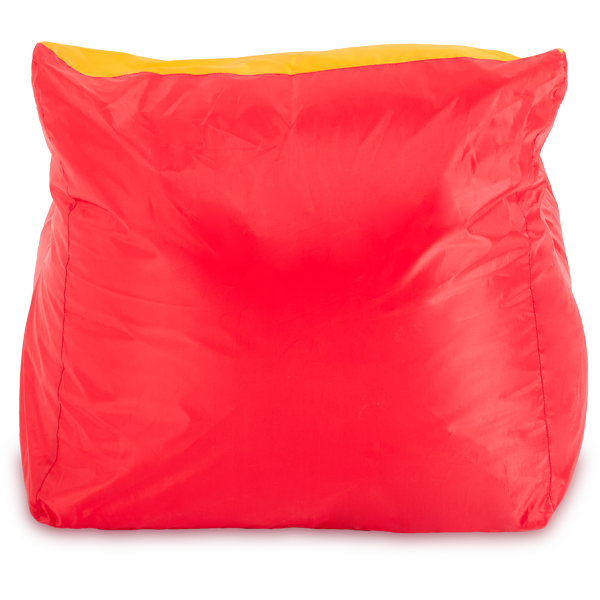 Кресло-мешок «Кушетка», 70x130x70, Красный и оранжевый Сзади