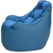 Кресло мешок «Босс», 90x95x90, Синий и голубой Профиль галлерея