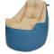 Кресло мешок «Босс», 90x95x90, Синий и бежевый Изометрия галлерея