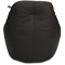 Кресло мешок «Босс», 90x95x90, Чёрный Сзади галлерея