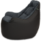 Кресло мешок «Босс», 90x95x90, Чёрный Профиль галлерея