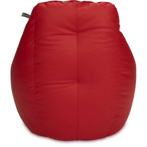 Кресло мешок «Босс», 90x95x90, Красный и бежевый Сзади