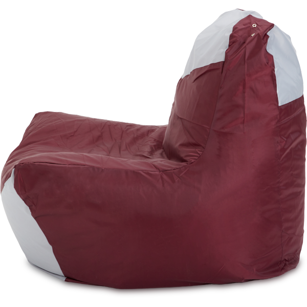 Кресло-мешок «Классическое», 100x100x110, Бордовый и серый Профиль