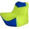 Кресло-мешок «Классическое», 100x100x110, Лайм и синий Изометрия галлерея