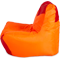Кресло-мешок «Классическое», 100x100x110, Оранжевый и красный Профиль галлерея