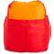 Кресло-мешок «Классическое», 100x100x110, Красный и оранжевый Сзади галлерея