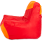 Кресло-мешок «Классическое», 100x100x110, Красный и оранжевый Профиль галлерея