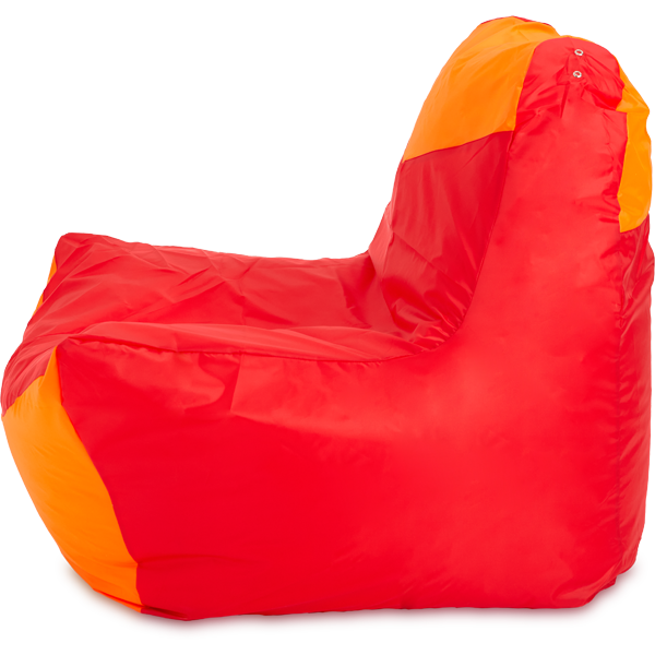 Кресло-мешок «Классическое», 100x100x110, Красный и оранжевый Профиль