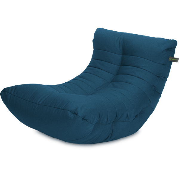 Кресло мешок «Кокон», 70x120x85, Черничный Изометрия