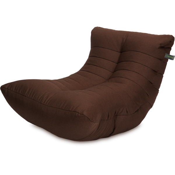 Кресло мешок «Кокон», 70x120x85, Тёмный шоколад Изометрия