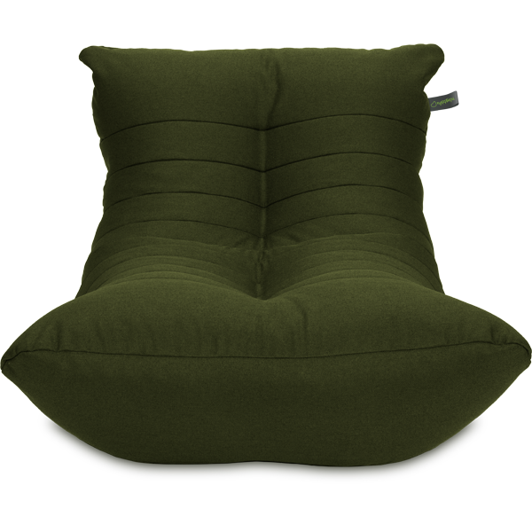Кресло мешок «Кокон», 70x120x85, Хвойный Анфас