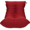 Кресло мешок «Кокон», 70x120x85, Бордо Анфас галлерея
